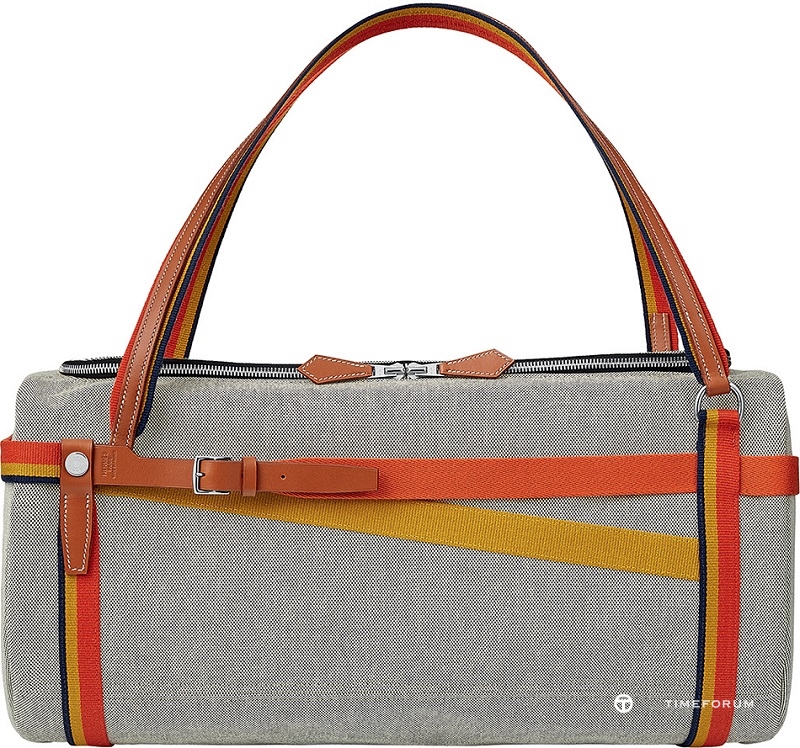 14. Hermes bridleback weekend bag in toile H and hunter cowhide.jpg