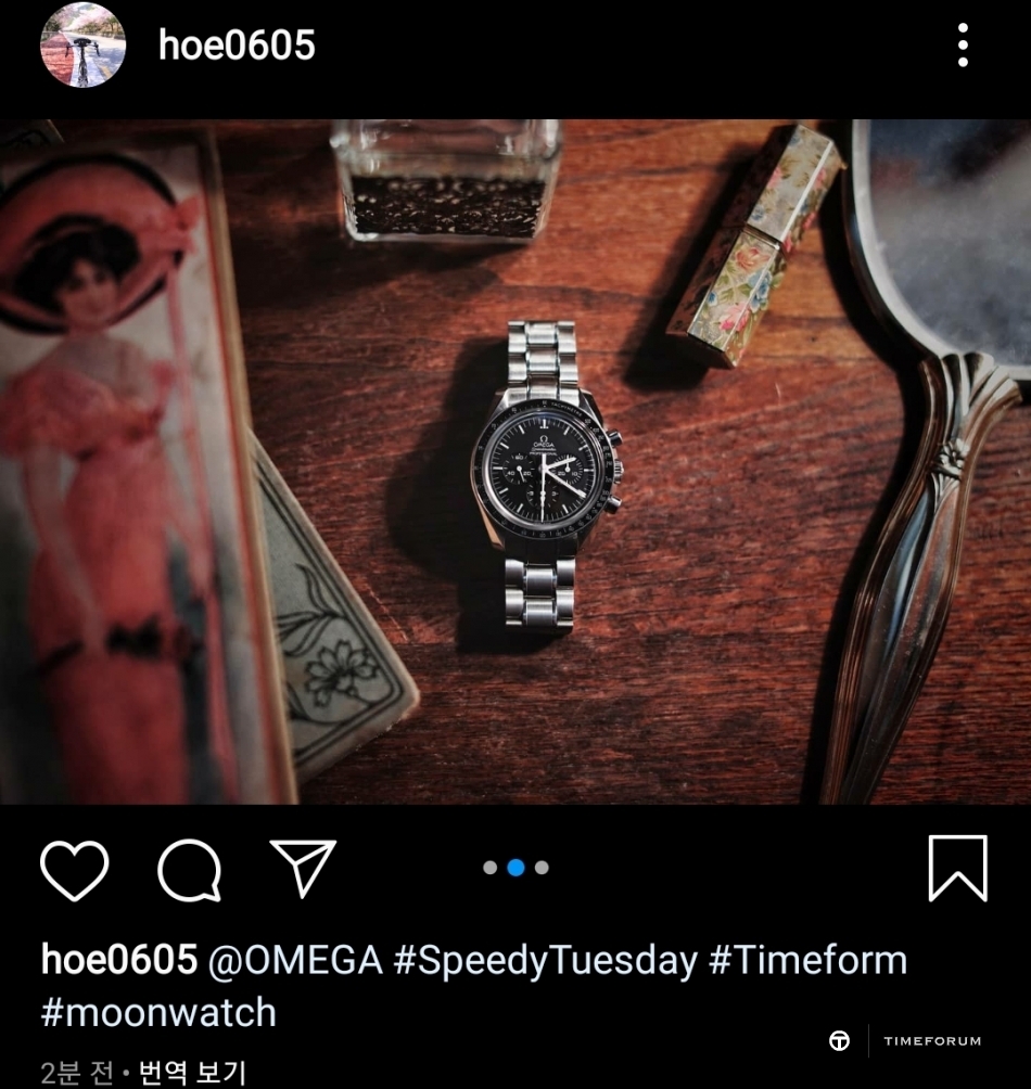 Screenshot_20200519-033136_Instagram.jpg : @OMEGA #SpeedyTuesday 자다깨서 올립니다.