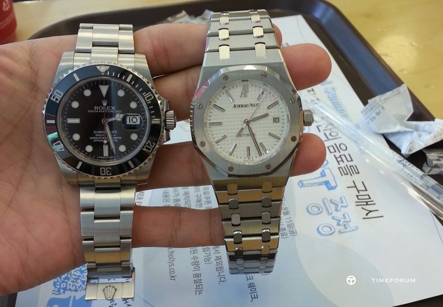 20140710_142727-1.jpg : 신형섭 VS 구형섭,위블로,파네라이,IWC,오데마피게,Tag