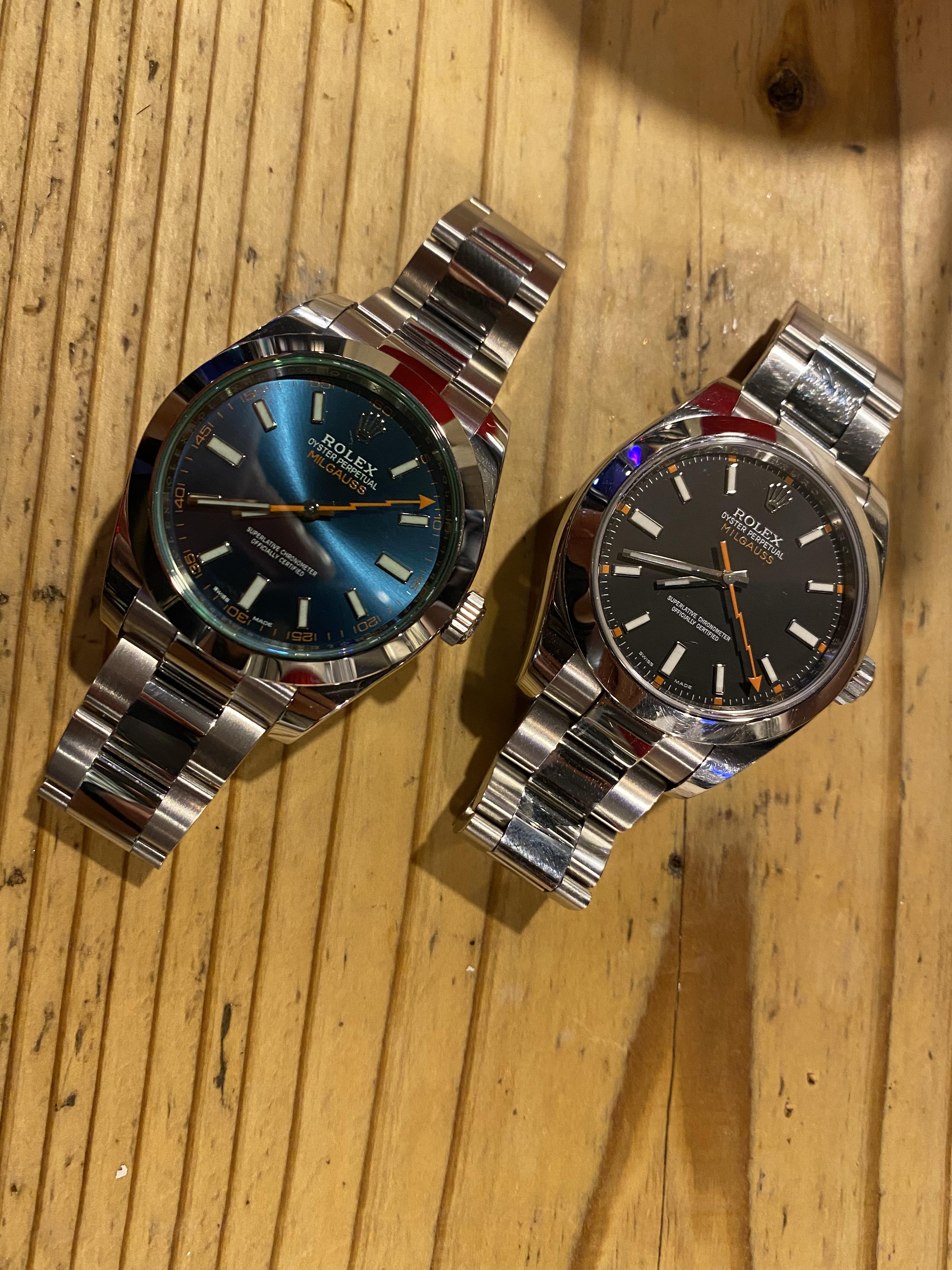 21044E9A-2E43-44D5-88FF-5CD4E5FFDB41.jpeg : 비주류 투샷(Milgauss & AirKing)