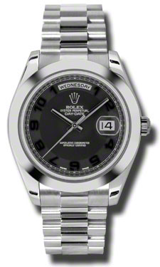 rolex-day-date-ii-black-concentric-dial-automatic-platinum-mens-watch-218206bkcap-7.jpg : 이 모델 아시는분?