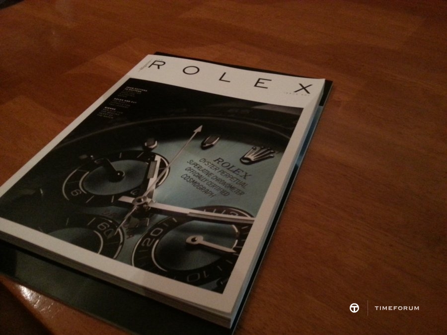 20140126_171720.jpg : the Rolex issue.1 로렉스가 잡지도 만드나봐요.