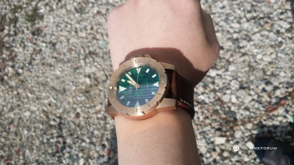 20160224_130819.jpg : Helson Stingray 47mm 브론즈 다이버!!