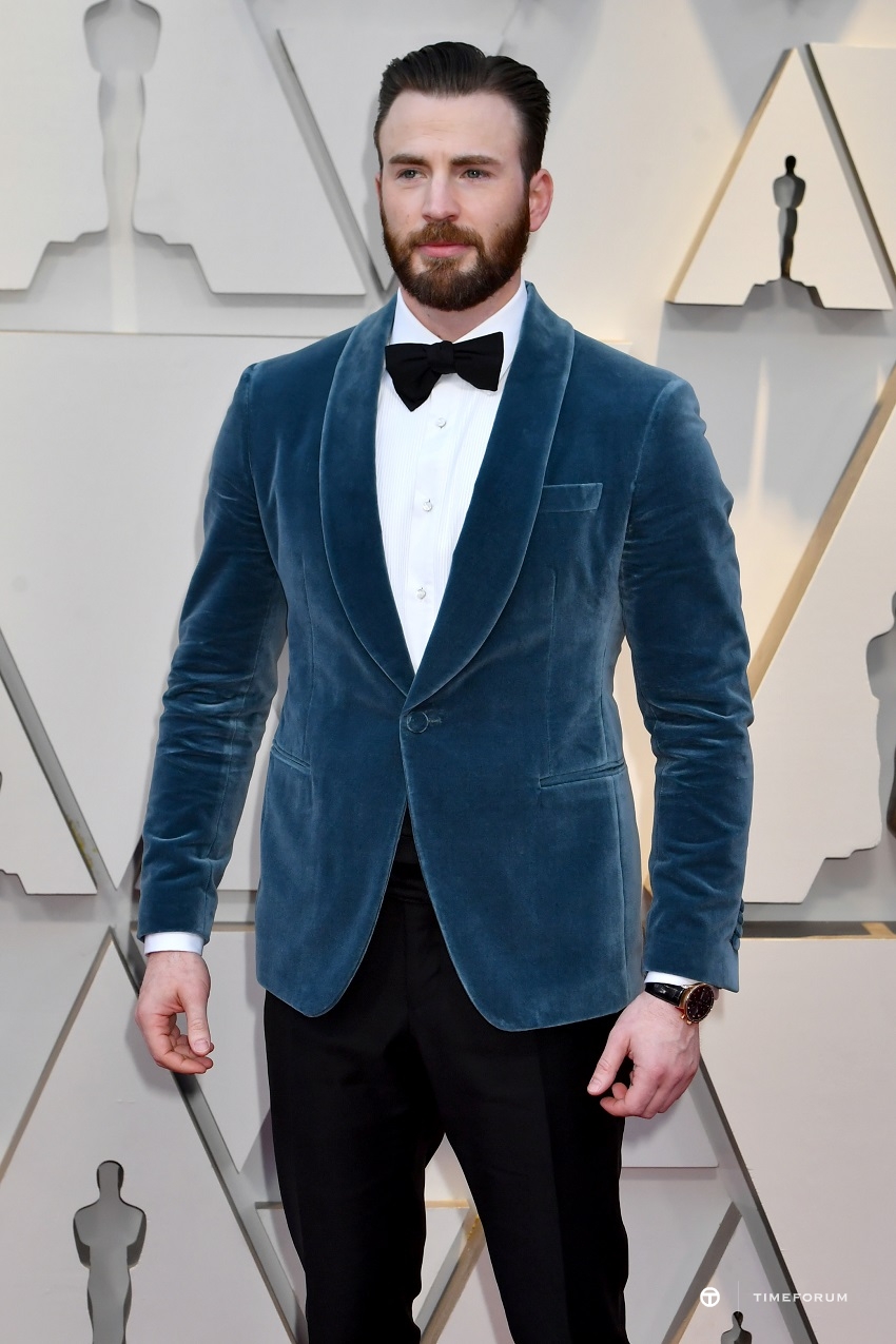 Chris Evans wearing IWC at the 91st Annual Academy Awards.jpg