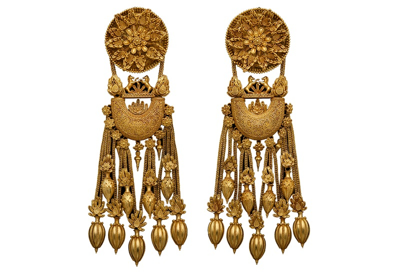 그리스 귀고리 Earrings_Gold_Greece, Hellenistic period, 4th Century B.C..jpg