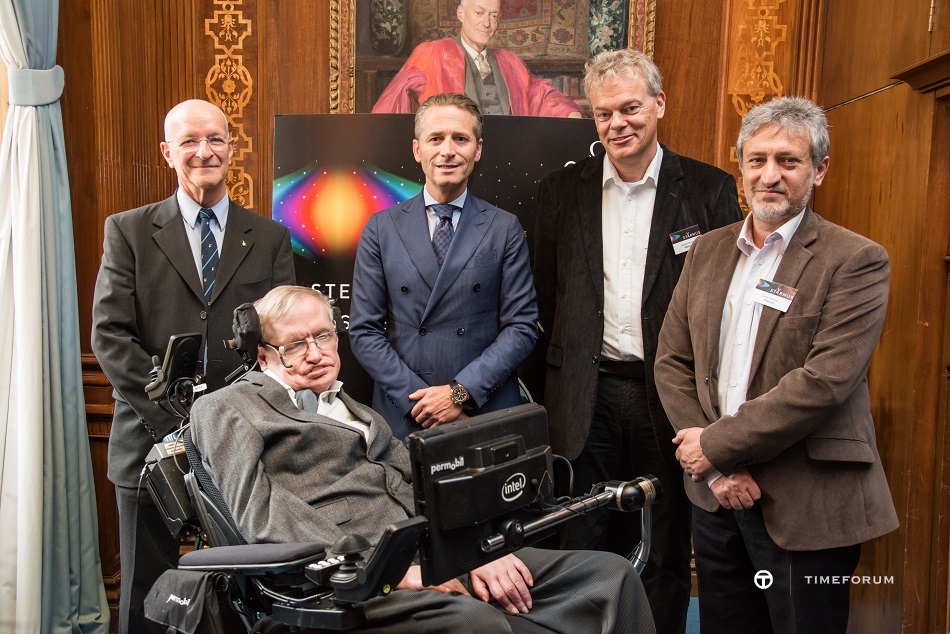 20170519_Starmus_Claude Nicollier, Professor Stephen Hawking, Raynald Aeschlimann, Edvard Moser, Garik Israelian_03.jpg