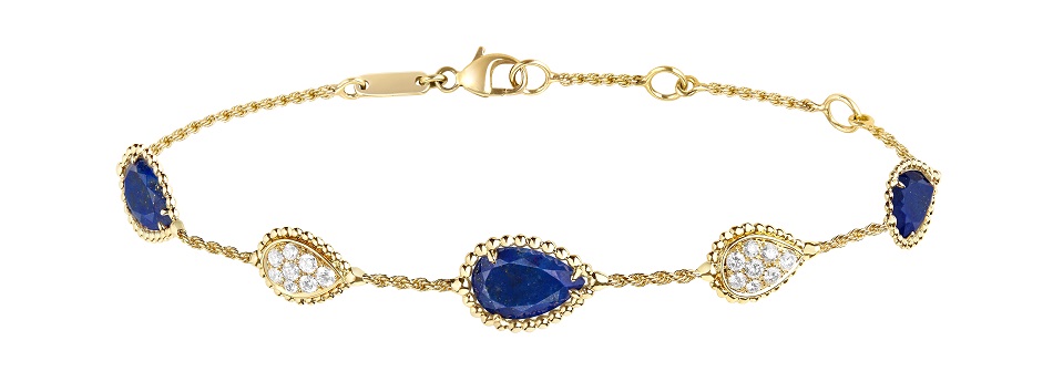 Boucheron - 5 motifs Serpent Bohème bracelet set with lapis lazuli, paved with diamonds on yellow gold_re.jpg
