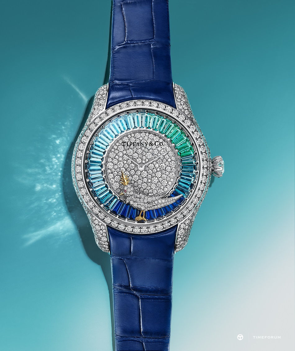 Jean Schlumberger by Tiffany Bird on a Rock 39 mm watch Rainbow@Tiffany&Co.jpg