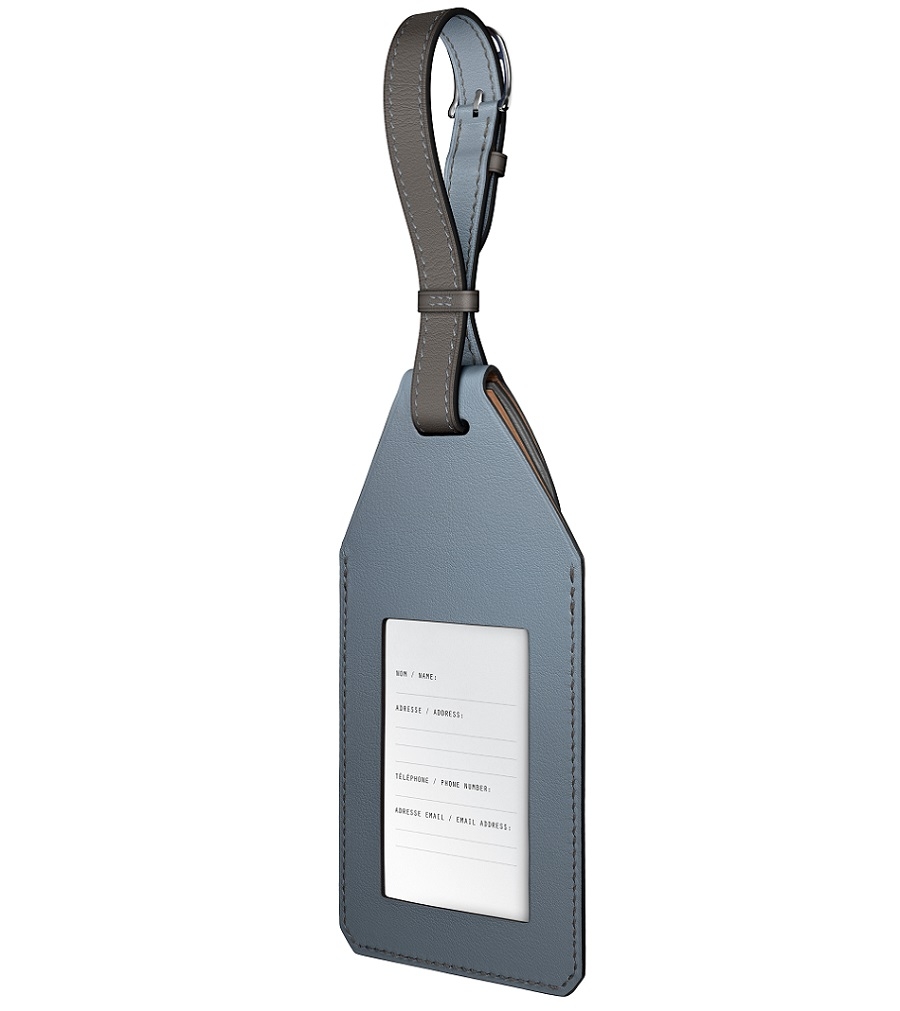 Apple AirTag Hermes travel tag in bleu lin  gris meyer Swift calfskin (6).jpg