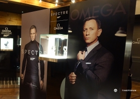 오메가 '007 스펙터' 개봉 기념 제임스 본드 시계 특별 전시회